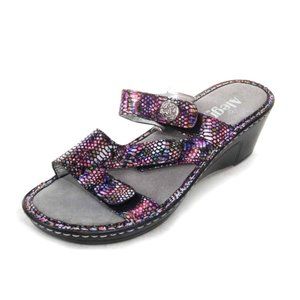 Alegria sandals shoes tectonic loti womens holographic sz eur 38 us 8-8.5